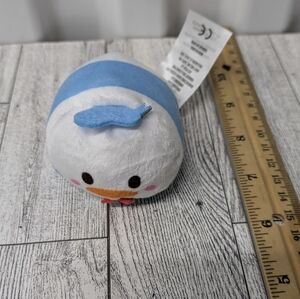 Blue and White Plush Toy for Small Pets